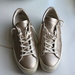 Women's Stylish Metallic Sneakers